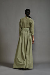 Green Cargo Skirt - Skirt - Mizyana
