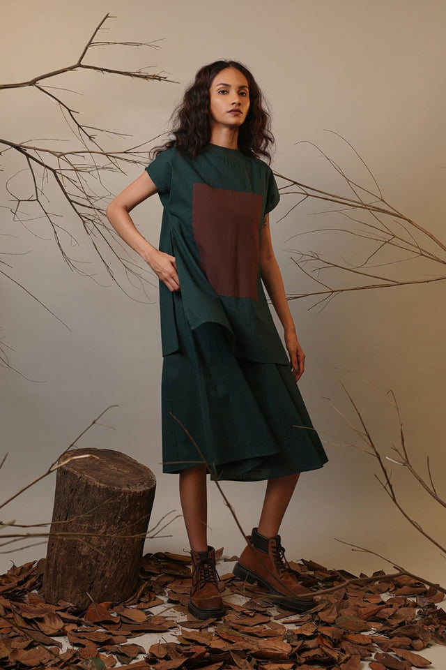 Green CB Stara Dress - Dress - Mizyana