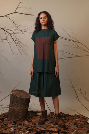 Green CB Stara Dress - Dress - Mizyana