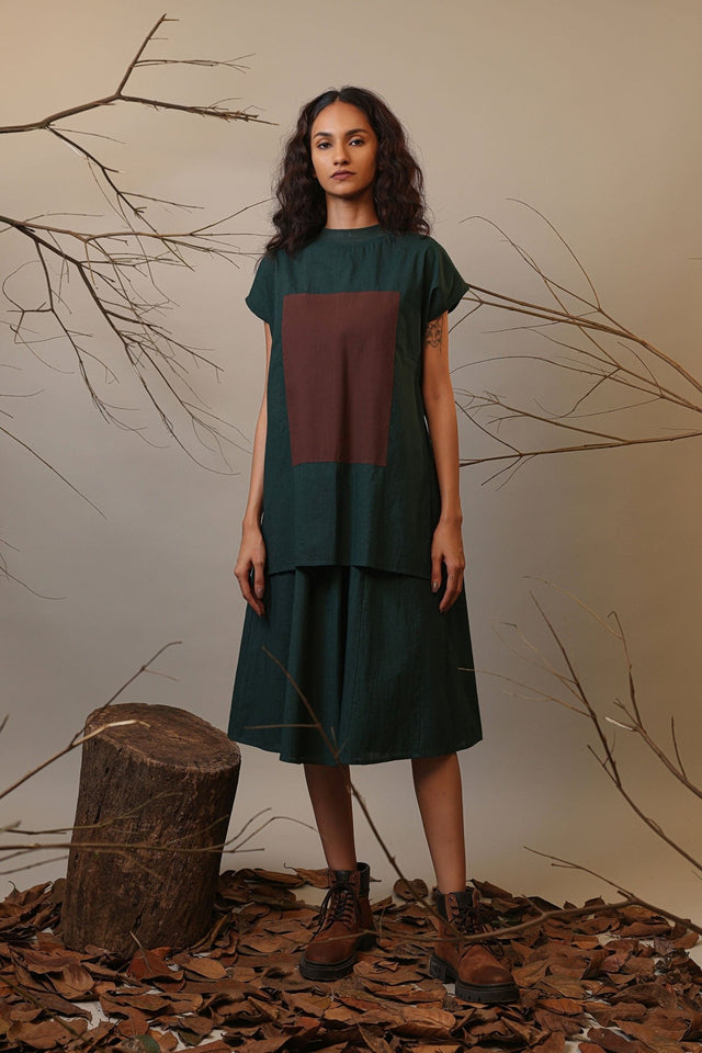 Green CB Stara Dress - Dress - Mizyana