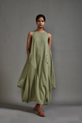 Green New Vari Aakar - Dress - Mizyana