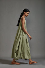 Green New Vari Aakar - Dress - Mizyana