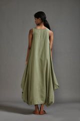 Green New Vari Aakar - Dress - Mizyana