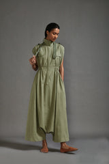Green Safari Sphara Jumpsuit - Jumpsuit - Mizyana