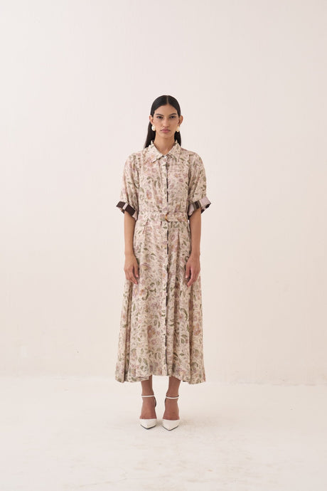 Gulzar Front Placket Aline - Dress - Mizyana