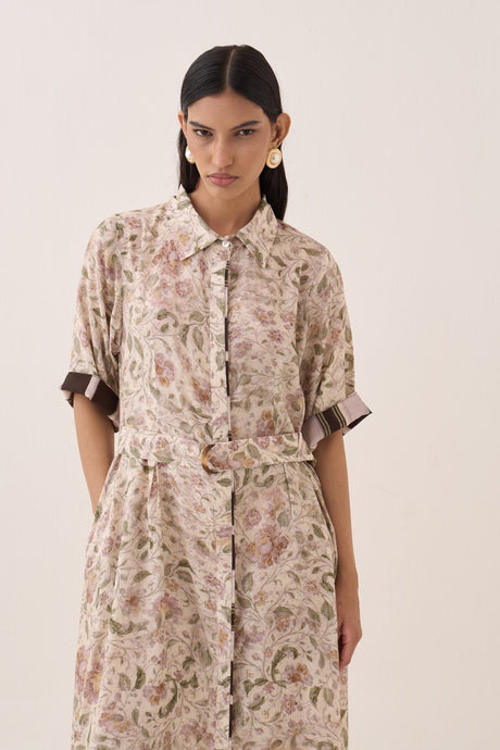 Gulzar Front Placket Aline - Dress - Mizyana
