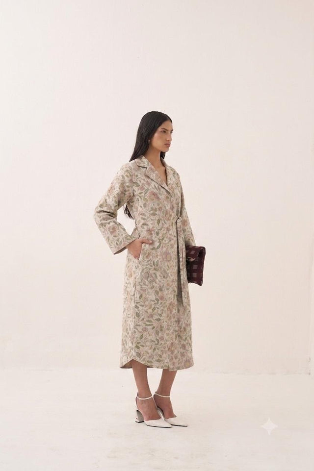 Gulzar Wrap Trench - Trench Coat - Mizyana
