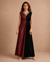 Harf Colorblock Dress - Dress - Mizyana
