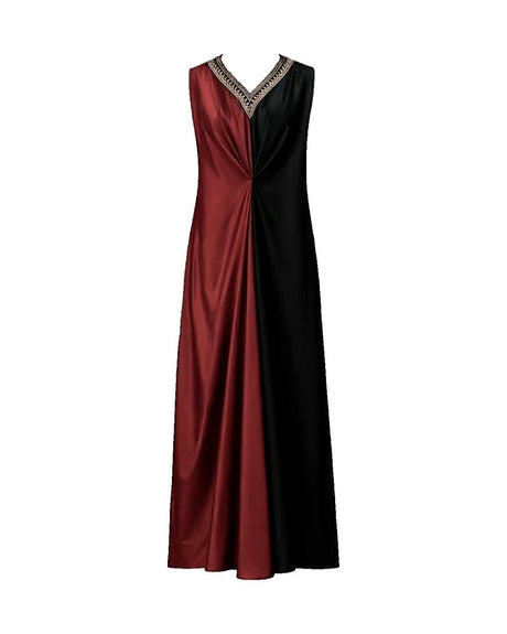 Harf Colorblock Dress - Dress - Mizyana