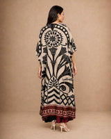 Harf Colorblock Kaftan Set - Kaftan - Mizyana