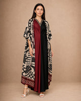 Harf Colorblock Kaftan Set - Kaftan - Mizyana