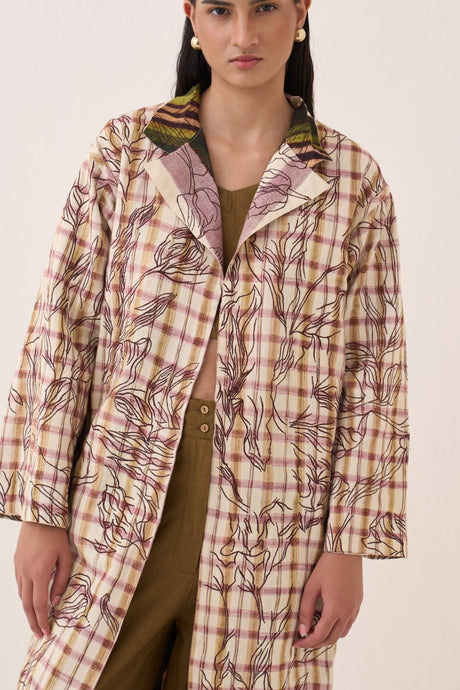 Hari Reversible Trench Jacket - Jacket - Mizyana
