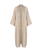 Heritage Brocade Embellished Open Abaya - Abaya - Mizyana