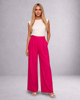 High-Waisted Cotton Trouser - Trousers - Mizyana