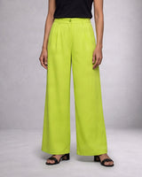 High-Waisted Cotton Trouser - Trousers - Mizyana