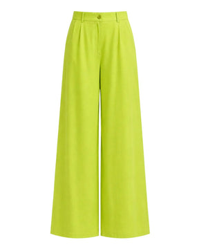 High-Waisted Cotton Trouser - Trousers - Mizyana