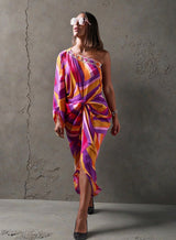Huescape pleat dress - Dress - Mizyana