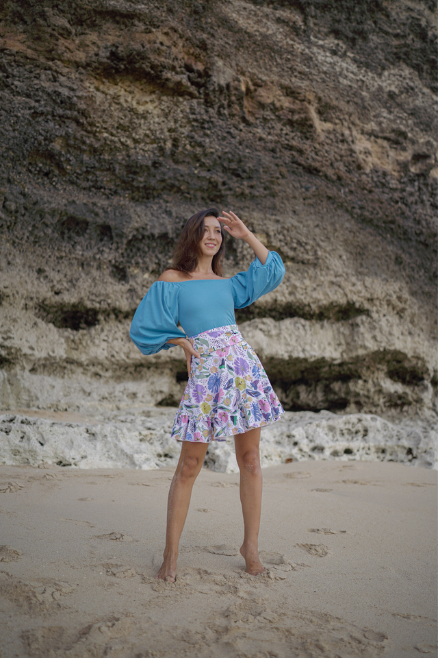 Saira Swim skirt - Floral