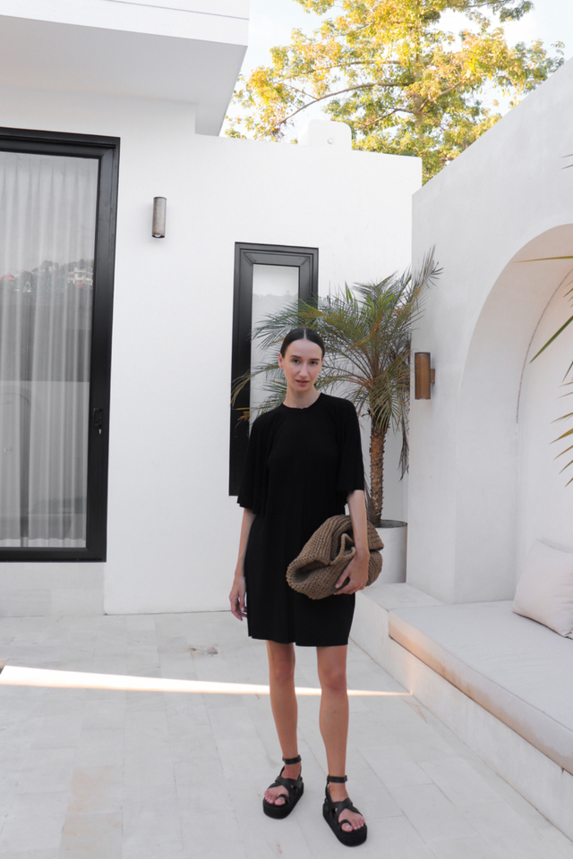 Kaia jersey dress - Black