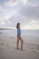 Rachelle one piece swimsuit - Parisian Blue (Final Sale)