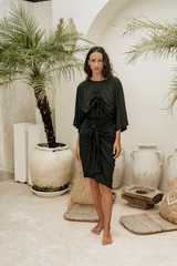 Mia swim set with Elina skirt - Black