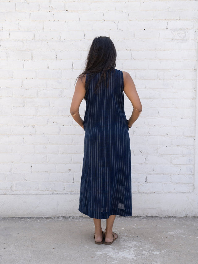 Indigo Streams Dress - Dress - Mizyana