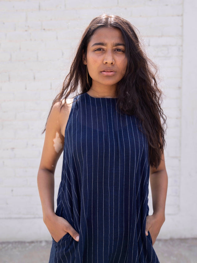 Indigo Streams Dress - Dress - Mizyana