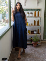 Indigo Streams Dress - Dress - Mizyana