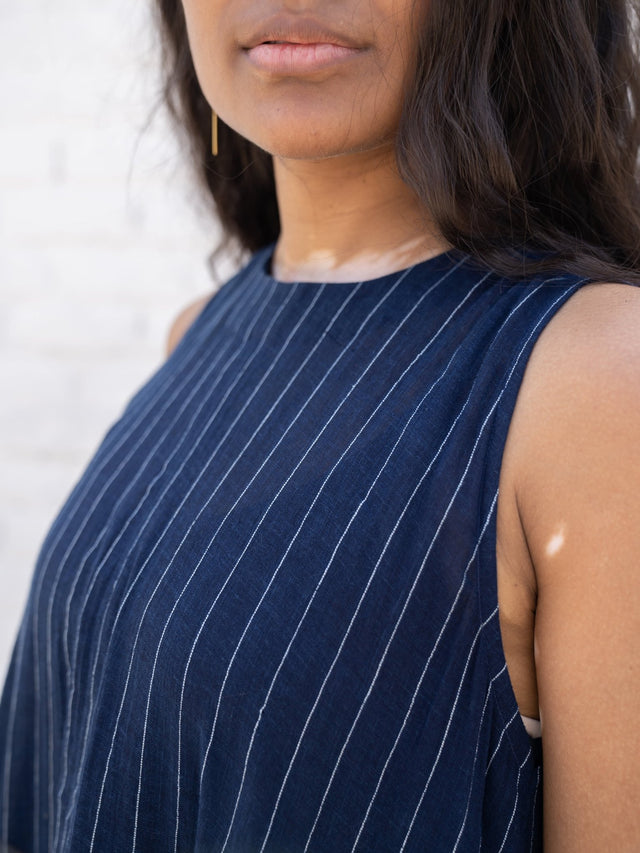 Indigo Streams Dress - Dress - Mizyana