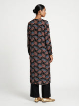 Iva Black Modal Kurta set - Two-Piece Set - Mizyana