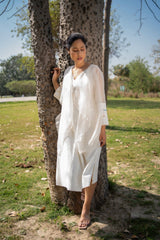 Ivory Dress with Jacket - Dress - Mizyana