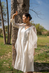Ivory Dress with Jacket - Dress - Mizyana