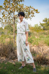 Ivory Jumpsuit - Jumpsuit - Mizyana