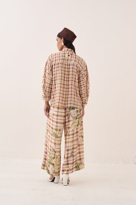 Jaali Bubble Shirt Set - Two-Piece Set - Mizyana