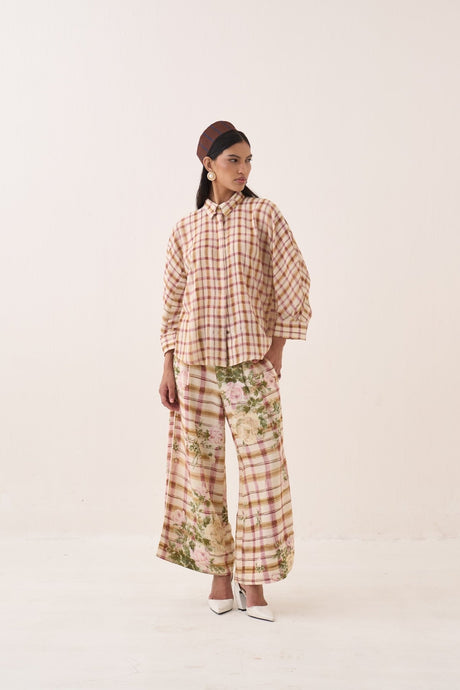 Jaali Rose Culottes - Culottes - Mizyana