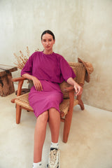 Jia set - Fuchsia - Two-Piece Set - Mizyana
