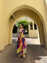 Juno Dress in Florentine Mosaic Print - Dress - Mizyana