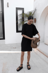 Kaia jersey dress - Black - Dress - Mizyana