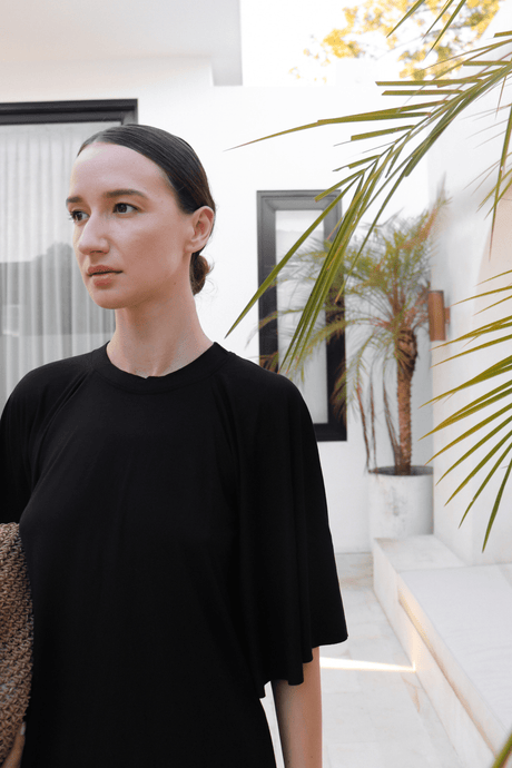 Kaia jersey dress - Black - Dress - Mizyana