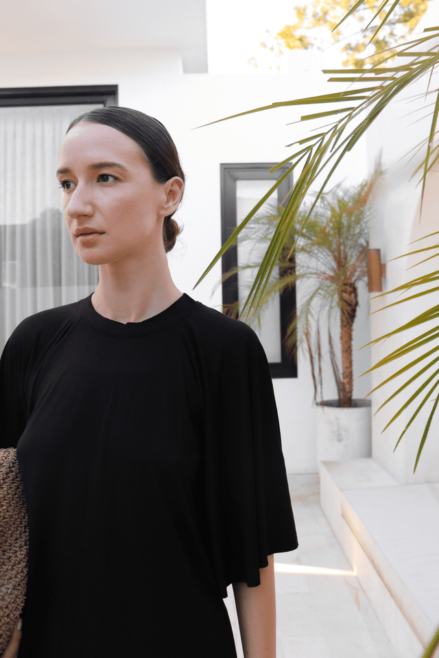 Kaia jersey dress - Black - Dress - Mizyana