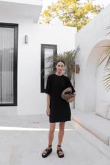 Kaia jersey dress - Black - Dress - Mizyana