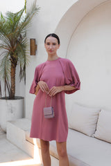 Kaia jersey dress - Rose - Dress - Mizyana