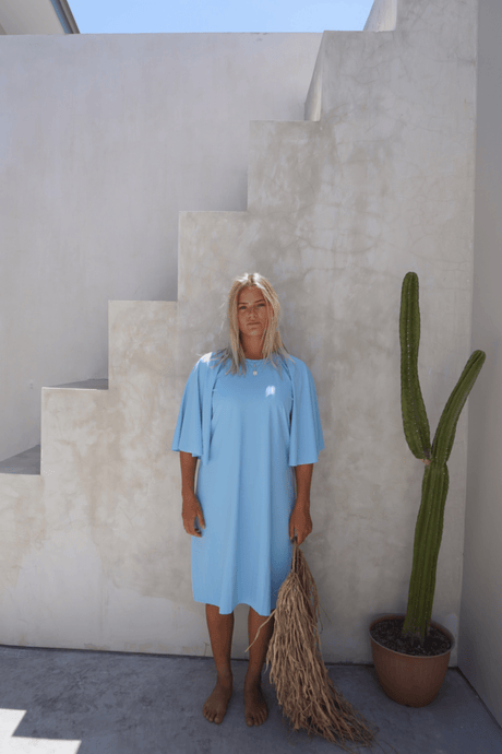 Kaia swim dress - Gulf blue - Swim Dress - Mizyana