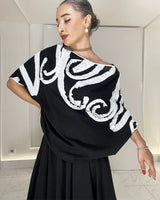 KAPU COTTON OVERSIZE BLOUSE - Blouse - Mizyana