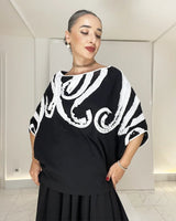 KAPU COTTON OVERSIZE BLOUSE - Blouse - Mizyana