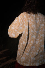 Kiro Cuban Collar Shirt - Beige - Shirt - Mizyana