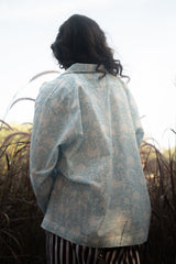 Kiro Cuban Collar Shirt - Sky - Shirt - Mizyana