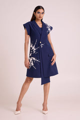 Laguna - Tidal Blazer with Bustier - Two-Piece Set - Mizyana