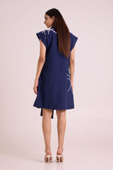 Laguna - Tidal Blazer with Bustier - Two-Piece Set - Mizyana
