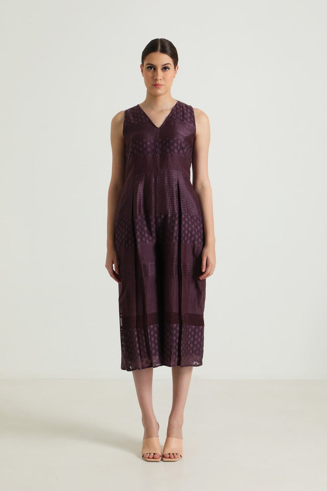Lavender Lace Jumpsuit - Jumpsuit - Mizyana